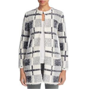 Avec Womens Geometric Cardigan Sweater, Multicoloured, NWT